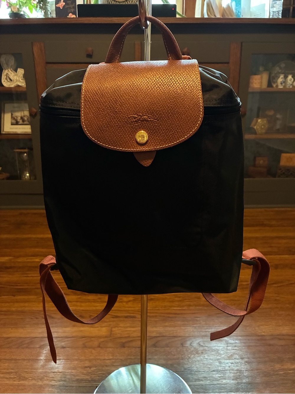 Longchamp Le Pliage Large Backpack in Black - Picture 1 of 8